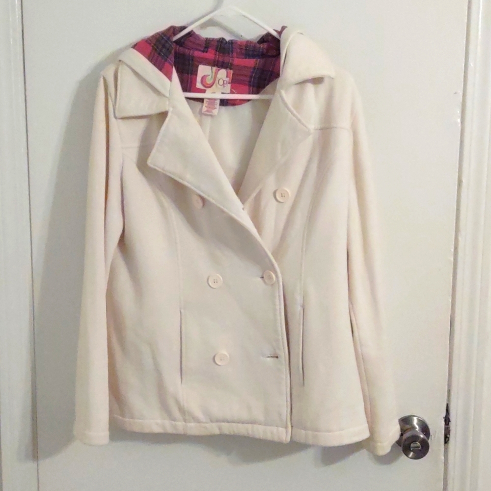 Off white PO Pea coat. Like new condition. Size Large